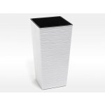 Lamela Květináč Finezja Dluto 300 x 300 mm bílý – Zboží Dáma