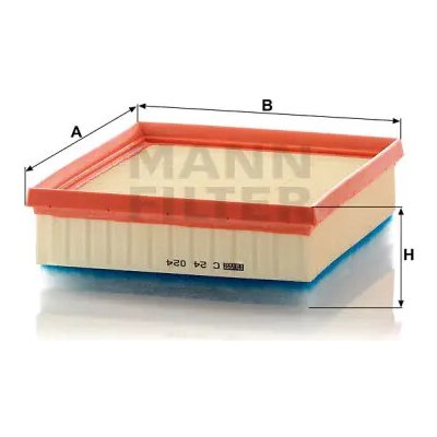 MANN FILTER Vzduchový filtr C 24 024 – Hledejceny.cz