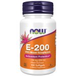 Now Foods Vitamin E 200 100 kapslí – Hledejceny.cz