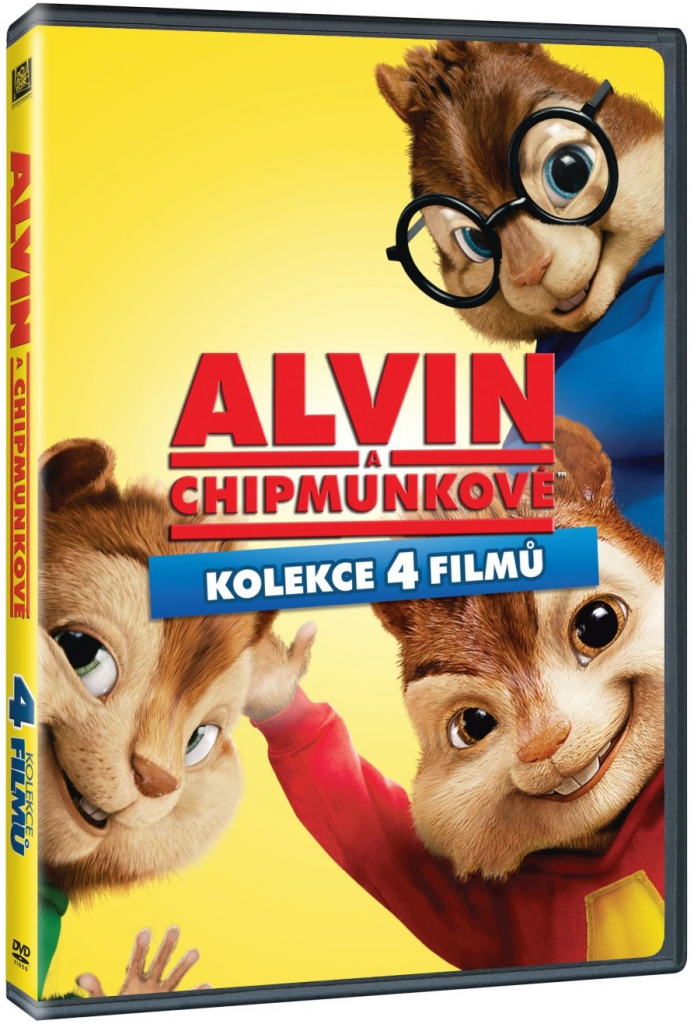 Alvin a Chipmunkové 1-4 - kolekce DVD