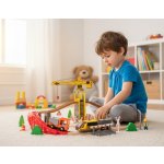 Woody Vláčkodráha Jeřáb 70 dílů – Zboží Dáma