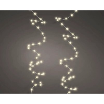 Lumineo Vánoční osvětlení venkovní řetěz 600 cm 378 micro LED studené bílé světlo – Hledejceny.cz