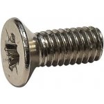 Simons šroub se zápustnou hlavou M4x10 pro dveřní závěs TECTUS, poniklovaná ocel – Zboží Mobilmania