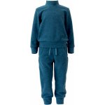 Merino tepláková souprava dětská Petrolejový melír – Sleviste.cz