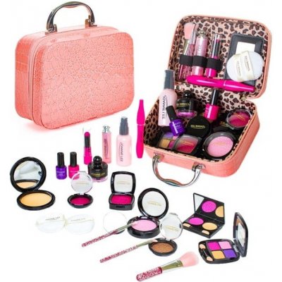 iMex Toys Velká kosmetická sada pro holky v růžovém kufříku – Zboží Mobilmania
