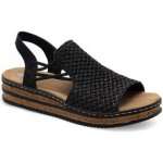Dámské sandály Rieker 62941-00 Černá – Zboží Mobilmania