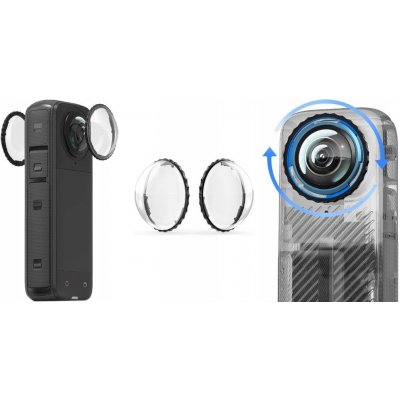 Insta360 Ochranné sklo na objektivy X4 INST740-07 – Zboží Živě