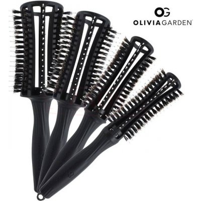 Olivia Garden Finger Brush Round kartáč extra velký – Zboží Dáma