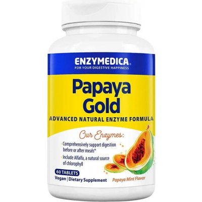Enzymedica Papaya Gold 60 Tablet Papája máta – Hledejceny.cz