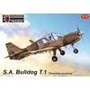 Sběratelský model Kovozávody Prostějov S.A. Bulldog T.1 Overseas Service 3x camo 1:72