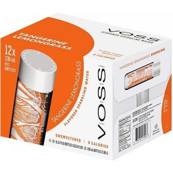 Voss Tangerine Lemongrass Perlivá Sklo 12 x 375 ml