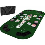 Garthen Skládací pokerová podložka zelená – Sleviste.cz