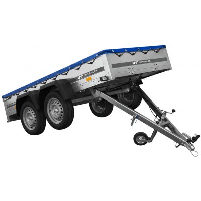 UNITRAILER GARDEN 264/2 KIPP s rámem H-0 a modrou plachtou – Sleviste.cz