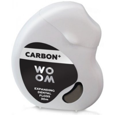 Woom Carbon expandující černá zubní nit 30 m – Zboží Dáma