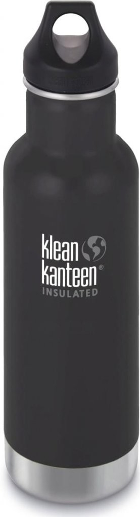 Klean Kanteen Nerezová termolahev Insulated Classic Loop Cap black 592 ml