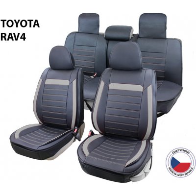 Autopotah Cappa Perfetto DL Toyota RAV4 černá/šedá – Sleviste.cz