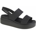 Crocs Sandály Brooklyn Low Wedge W 206453 Černá – Zboží Dáma