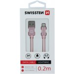 Swissten Textile USB/LIGHTNING 0,2 m – Hledejceny.cz