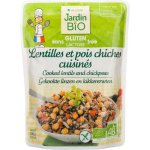 Jardin Bio Hotový pokrm bezlepkový vařená čočka s cizrnou Bio 250 g – Zboží Dáma