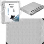 SPRINGOS Krycí plachta s oky 2x4 m, extra silná, 270g PE, šedá PROTECT GA2161-XG – Zboží Mobilmania