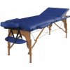 Masážní stůl a židle Pro salony Ekonomic 3 zónový dřevěný masérský stůl modrá