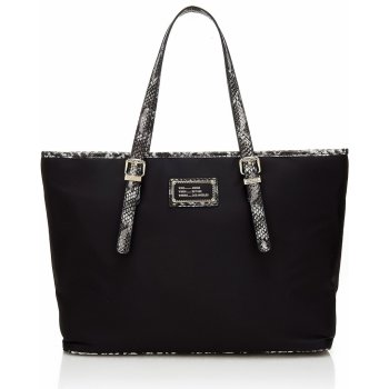 Guess Florencia Python-Trim Carryall Tote černá