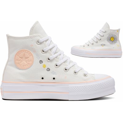 Converse Chuck Taylor All Star Lift A03516C Khaki/Off white – Zboží Mobilmania