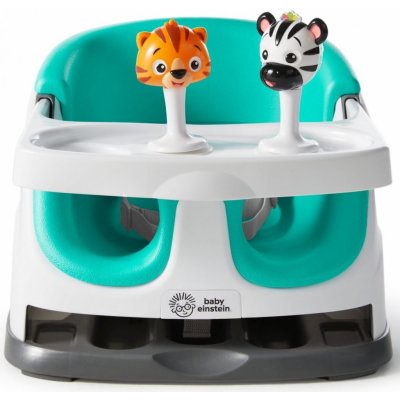 BABY EINSTEIN Podsedák na židli s 2 hračkami 2v1 Dine & Discover 6m – Hledejceny.cz