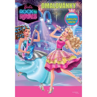 Barbie RocknRoyals - Omalovánky: Filmový príbeh s omalovánkami - Mattel – Zbozi.Blesk.cz