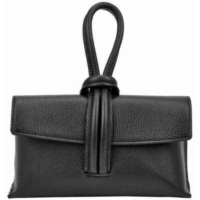 Barberinis Černá kabelka 2104 ze Skutečné Kůže s Zlatými Kováními Přes Rameno / crossbody / Kufřík