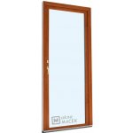 Kömmerling balkonové dveře 70 AD OS levé zlatý dub/bílá 80 x 230 cm oboustranná klika + FAB + hliníkový práh – Hledejceny.cz