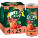 Perrier Juice Peach & Cherry multipack 4 x 250 ml