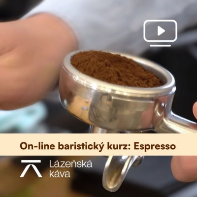 On-line baristický kurz – Příprava espressa – Zboží Mobilmania