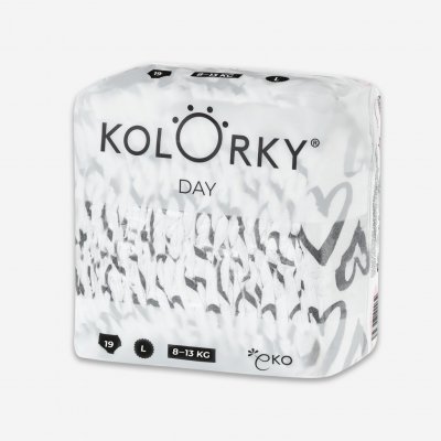 KOLORKY DAY srdce L 8-13 kg 19 ks