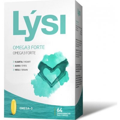 Lysi Omega 3 Forte 1000 mg 64 kapslí