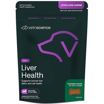 VetriScience Liver Canine doplněk na podporu jater pro psy 318 g – Hledejceny.cz