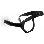 Hidden Desire Inferno Vibrating Silicone Hollow Penis Strap On with Remote 18 cm Black – Zboží Dáma
