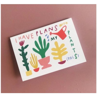 Paragraph paper & graphics Přání I Have Plans With My Plants – Hledejceny.cz