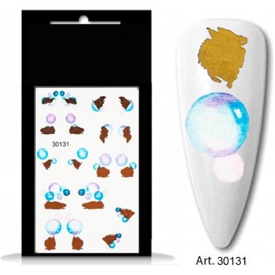 BIO nails vodolepka 30131 mýdlové bubliny se zlatem – Zboží Mobilmania