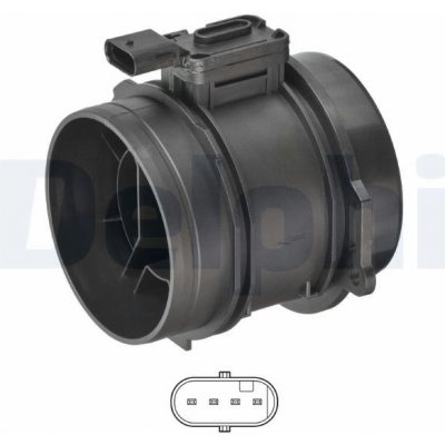 Snimac mnozstvi protekajiciho vzduchu DELPHI AF10771-12B1 – Hledejceny.cz
