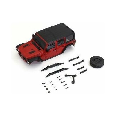 Kyosho Bodyshell Jeep Wrangler Rubicon Mini-Z 4X4 MX01 Red
