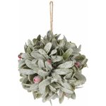 H&L Závěsná dekorační koule Leaf 11cm, červené bobule – Hledejceny.cz