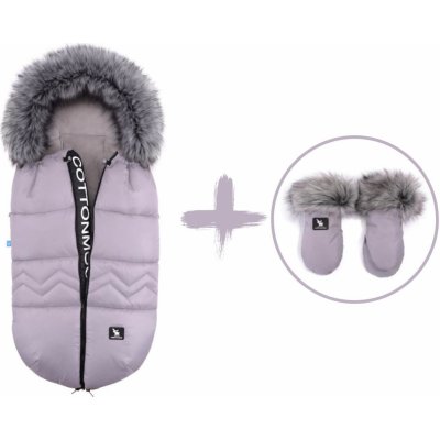 Cottonmoose Set zimní NORTH YUKON s rukavicemi Moose šedý – Sleviste.cz