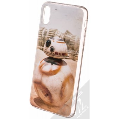 Pouzdro Star Wars BB-8 001 Apple iPhone XS Max bílé – Zboží Mobilmania