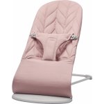 BabyBjörn Lehátko Bliss Dusty pink Petal Woven, světle šedá konstrukce, růžová – Zboží Dáma