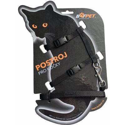 Bafpet Set CAT kšír + vodítko 120 cm 19 - 26 cm 24 - 37 cm – Zboží Dáma