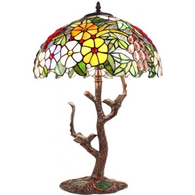 Stolní lampa Tiffany Květinový Strom