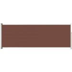vidaXL Zatahovací boční markýza hnědá 220 x 600 cm – Hledejceny.cz