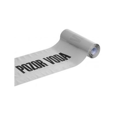 Anticor výstražná folie 614 300 mm x 100 m bílá pozor voda – Hledejceny.cz