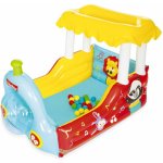 BESTWAY 93537 Fisher-Price lokomotiva s míčky 132 x 94 x 89 cm – Zboží Dáma